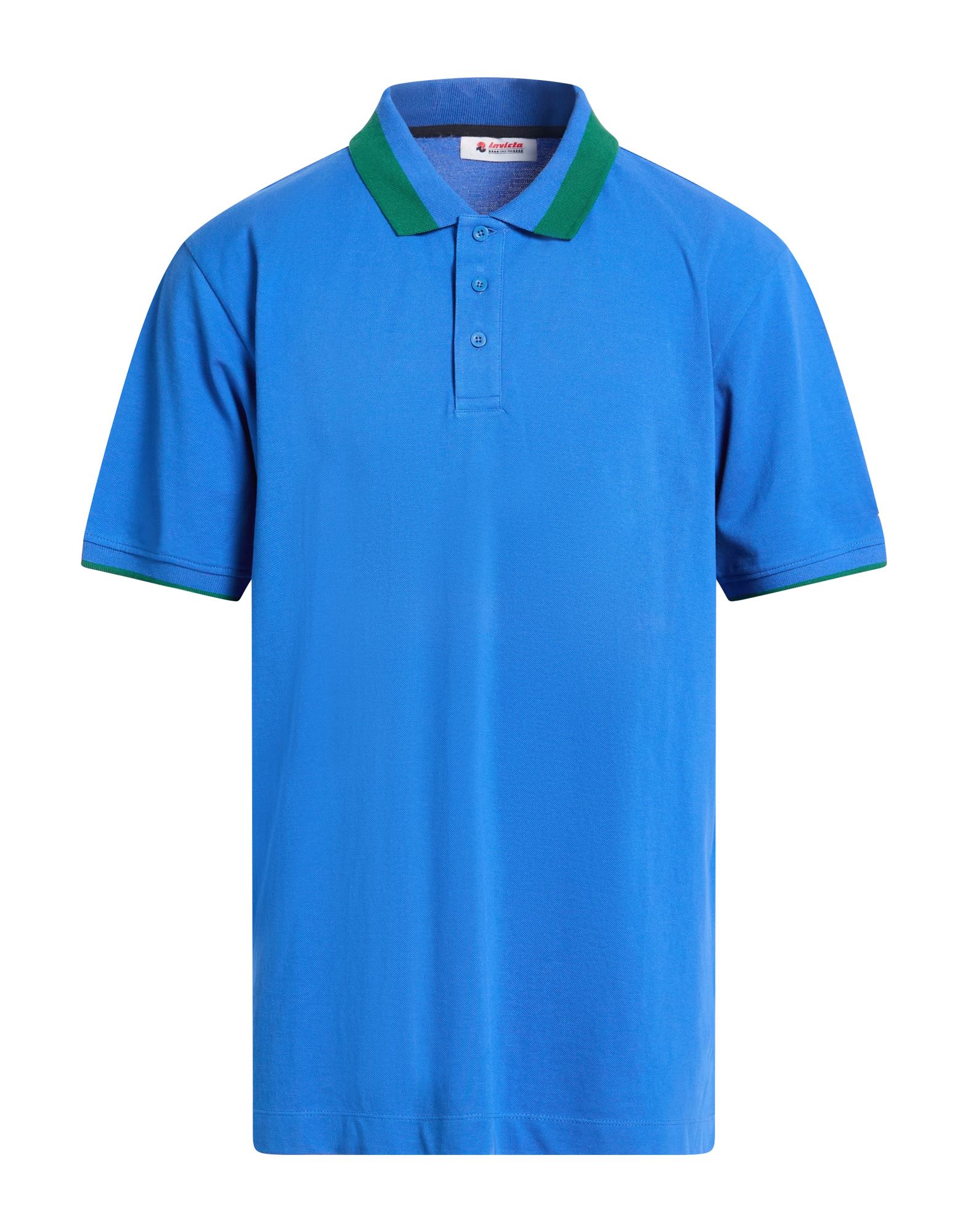 INVICTA Poloshirt Herren Azurblau von INVICTA