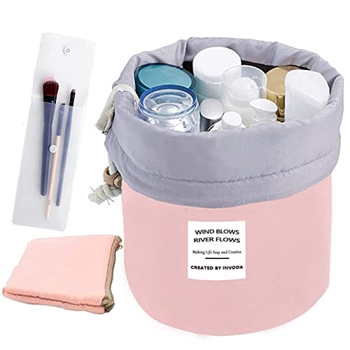 Wasserdicht Kosmetik Organizer Bag Fällen Kulturbeutel mit Aufhängung Hoo 4 Farbe rose von INVODA