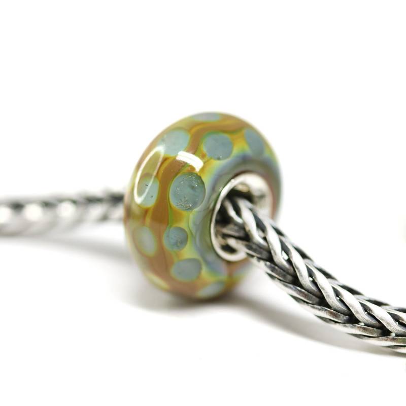 Erdige Lampwork Glasperle Sterling Silber Herz Anhänger Erdige Lampwork Glasperle Sterling Silber Herz Anhänger von INVSea