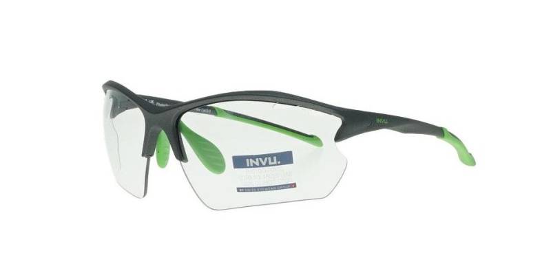 INVU Fahrradbrille INVU matt grau grün 0-3 PC INVU Fahrradbrille INVU matt grau grün 0-3 PC von INVU