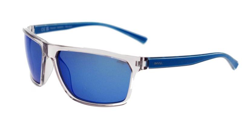 INVU Sonnenbrille Sportbrille transparent-grau, Spiegel blau INVU Sonnenbrille Sportbrille transparent-grau, Spiegel blau von INVU
