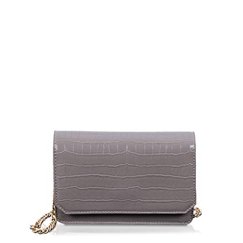 INYATI Lottie, Damen Mini-Umhängetasche, Linen Grey, von INYATI