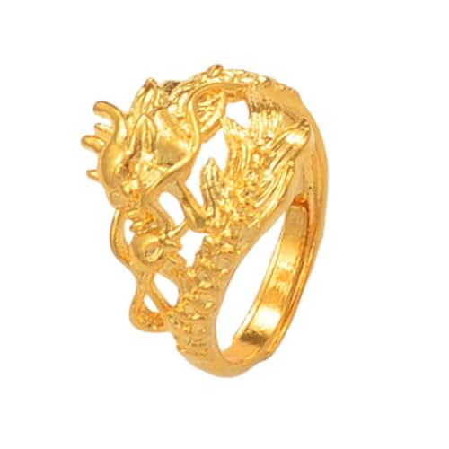 IOETSEUT Damen Schmuck Ring Größenveränderlich Drachen Ring für Frauen Männer Vergoldete Drachen Ringe Schmuck mit verstellbaren Ringen IOETSEUT Damen Schmuck Ring Größenveränderlich Drachen Ring für Frauen Männer Vergoldete Drachen Ringe Schmuck mit verstellbaren Ringen von IOETSEUT