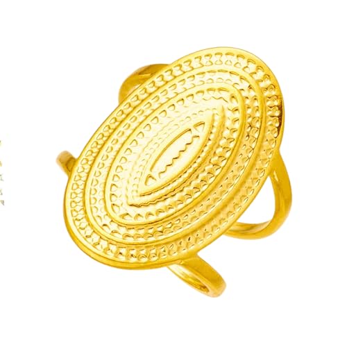 IOETSEUT Damen Schmuck Ring Ringe Oval Für Frau Vintage Einfach Geometrisches Temperament Trendiges Design Schick Geburtstag Schmuck Geschenk IOETSEUT Damen Schmuck Ring Ringe Oval Für Frau Vintage Einfach Geometrisches Temperament Trendiges Design Schick Geburtstag Schmuck Geschenk von IOETSEUT