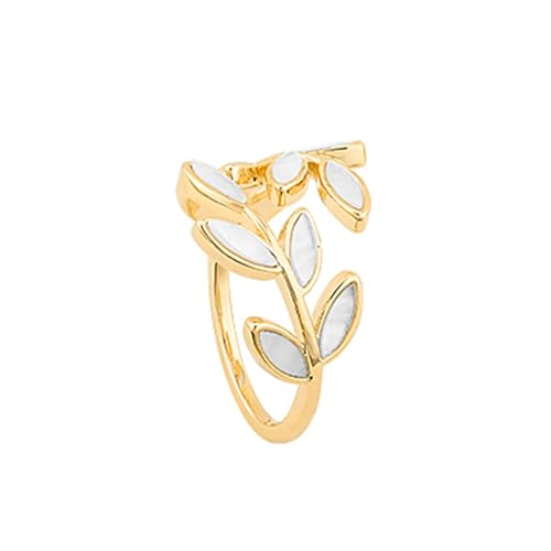 IOETSEUT Damenschmuckring Design Sinn Weiß Acryl Kupferlegierung Öffnung Verstellbare Ringe für Frauen Mädchen 2024 Modeschmuck Party Elegante Accessoires IOETSEUT Damenschmuckring Design Sinn Weiß Acryl Kupferlegierung Öffnung Verstellbare Ringe für Frauen Mädchen 2024 Modeschmuck Party Elegante Accessoires von IOETSEUT