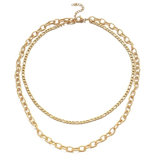 IOETSEUT Schwester Halskette geschichtete Halskette Frauen Mehrschichtige Spirale Figaro Kette Halsketten Für Frauen Choker Halskette Hip Hop Schmuck Geschenk Lehrer Geschenke IOETSEUT Schwester Halskette geschichtete Halskette Frauen Mehrschichtige Spirale Figaro Kette Halsketten Für Frauen Choker Halskette Hip Hop Schmuck Geschenk Lehrer Geschenke von IOETSEUT