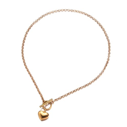 IOETSEUT Schwester Halskette geschichtete Halskette Frauen Runde Gliederkette Herz Anhänger Halsketten Für Frau Mode Herz Choker Schmuck Lehrer Geschenke IOETSEUT Schwester Halskette geschichtete Halskette Frauen Runde Gliederkette Herz Anhänger Halsketten Für Frau Mode Herz Choker Schmuck Lehrer Geschenke von IOETSEUT