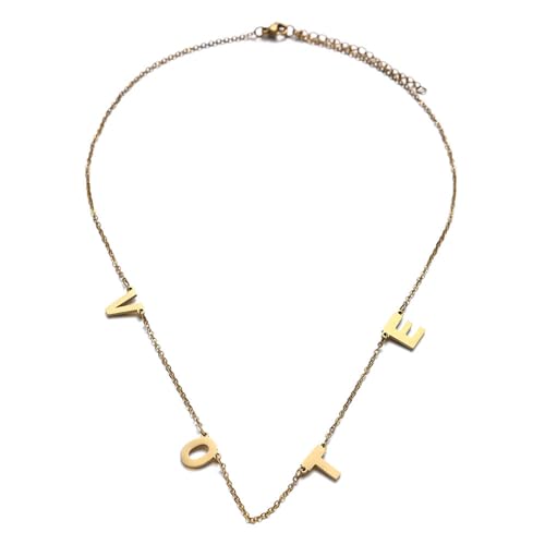 IOETSEUT Schwester Halskette geschichtete Halskette Frauen Stil Kette Initiale Buchstabe Choker Halskette für Frauen Mädchen Custome Name Halsketten Alphabet Schmuck Lehrer Geschenke von IOETSEUT