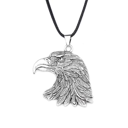 IOETSEUT halskette männer halskette damen Vintage Zinklegierung Mode Adler Anhänger Halskette Für Männer Frauen Gothic Biker Tier Halsketten Party Halloween Schmuck IOETSEUT halskette männer halskette damen Vintage Zinklegierung Mode Adler Anhänger Halskette Für Männer Frauen Gothic Biker Tier Halsketten Party Halloween Schmuck von IOETSEUT
