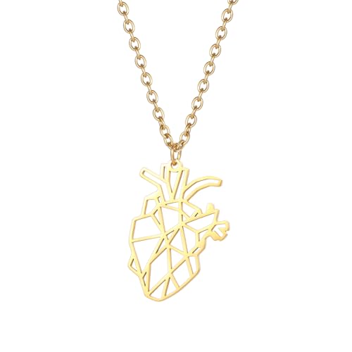 IOETSEUT herren halskette Herzorgan Europa Und Amerika Mode Minimalismus Anhänger Halskette Schmuck Geschenk Für Frauen beste freundin geschenke von IOETSEUT
