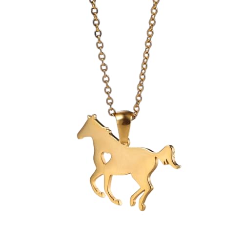 IOETSEUT herren halskette Pferderennen Pony Haustier Reiter Charme für Reiten Anhänger Halskette Schmuck Geschenk für Frauen beste freundin geschenke von IOETSEUT