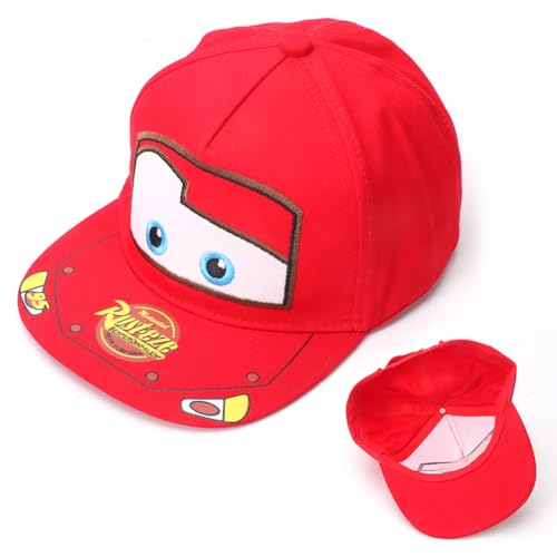 IOSCDH Lightning Kinder Baseball Cap, Cars Baseball Cap, Kinder Caps Jungen, Einstellbare Baseballmützen, Sonnenschutz Kappe,RacingCap für Kleinkinder Outdoor Sport Alter 2-14 von IOSCDH