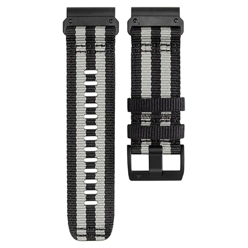 IOTUP 22 x 26 mm Canvas-Armband für Garmin Tactix 7 7Pro Edition Armbänder Armband Fenix 7X 7 6X 6 Pro 5X 5 Plus 3 HR Epix MK2 Uhrenarmband, 22 mm, Achat von IOTUP