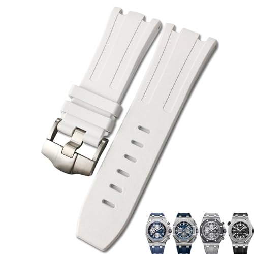 IOTUP Ersatz-Uhrenarmband aus natürlichem Kunstharz, Fluorkautschuk, 28 mm, für Audemars Royal Oak Piguet Offshore, für AP Uhrenarmband, 28mm, Achat von IOTUP