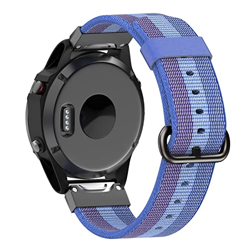 IOTUP Uhrenarmband aus Nylon, 22 mm, schnell anzubringen, für Garmin Fenix 5 Plus 6 Pro Approach S60 S62, Smart-Armband für Vertix-Armband, 22mm Width, Achat von IOTUP