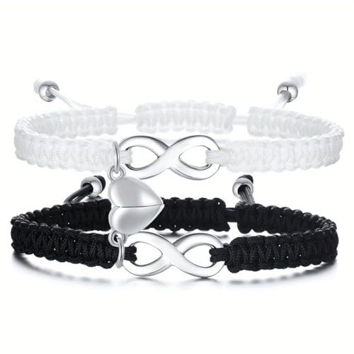IOURVYA 2 Stück Armband Schmetterling, Paar-Armband, Freundschaftsarmbänder, Beste Freundin Geschenke, Freundschaftsarmband für 2 BFF, Mädchen, Paar, Langstrecken Versprechen Matching Armbande von IOURVYA