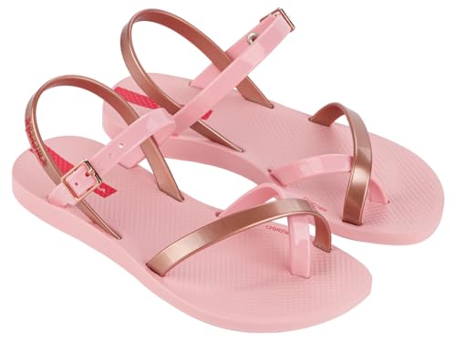 IPANEMA KIDS Ipanema Fashion Sand X Kids, flache Sandalen für Mädchen, Rosa metallisch, 34/35 EU von IPANEMA KIDS