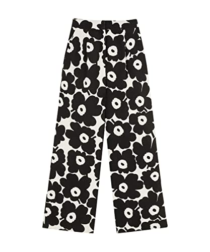 IPEKYOL Damen Ipekyol Floral Pattern Trouser Pants, Schwarz, 36 EU von IPEKYOL