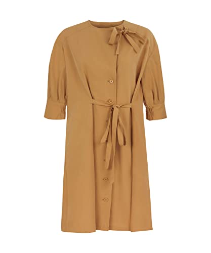 IPEKYOL Women's Lyocell Dress, Camel, 34 von IPEKYOL