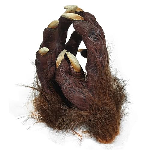 IPENNY Halloween Handschuhe Kostümhandschuhe mit Krallen Halloween Lange Fingernägel Hexenkostüm Pfoten Handschuh Requisiten Klaue Party Cosplay Golves Monster Halloween von IPENNY