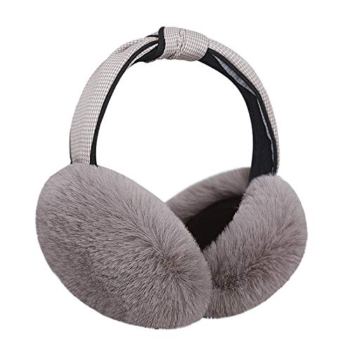 IPENNY Winter Ohrenschützer Einstellbar Kunstpelz Faltbar Ohrenwärmer Warm winddicht Plüsch Ohrenschützer Kälteschutz für Männer/Mädchen Thanksgiving Weihnachten Geburtstag von IPENNY