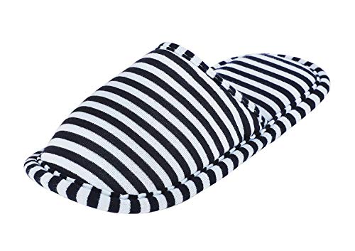 Unisex Hausschuhe Baumwolle Pantoffeln Weich Leicht Hotelhausschuhe Flache Sohle Home Slippers rutschfeste Sandalen für Damen und Herren von IPENNY