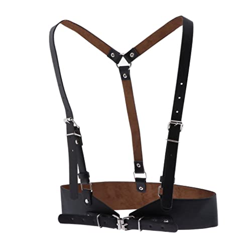 IPOTCH PU Leder Taillengürtel Taille Harness Gürtel Kostüm Accessoires, Verstellbar von IPOTCH