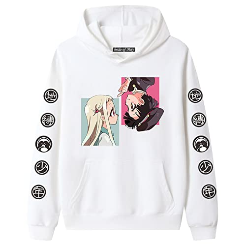 IPOVOQ Toilet Bound Hanako kun Hoodie für Damen Herren Hanako Kun Yashiro Nene Cosplay Kostüm Bedrucktes Langarm-Sweatshirt Pullover Jacke Harajuku Trainingsanzug von IPOVOQ