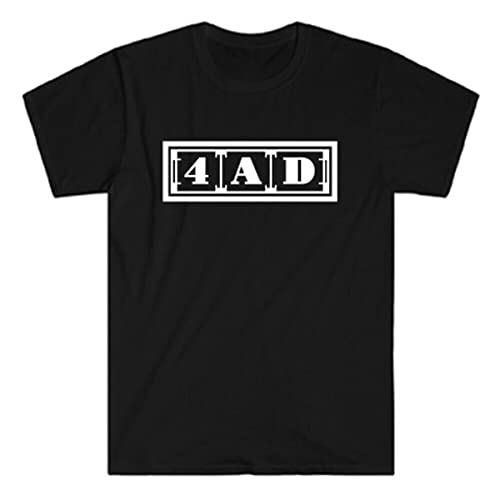 4AD Record Logo Men's Black T-Shirt Size S to(Large) von IPROCAS
