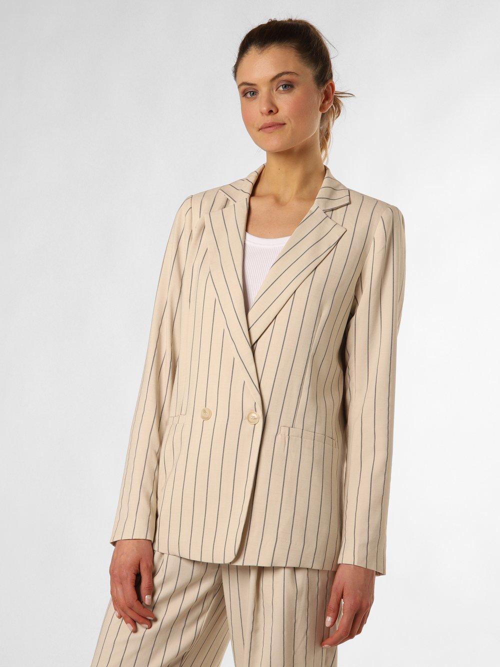 IPURI Blazer Damen Polyamid gestreift, sand von IPURI