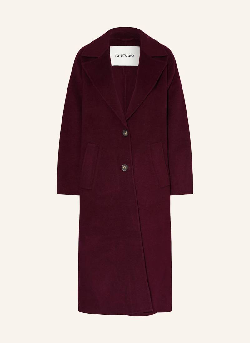 Iq Studio Wollmantel rot von IQ STUDIO