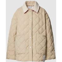 IQ Studio Steppjacke mit Umlegekragen in Beige, Größe XS IQ Studio Steppjacke mit Umlegekragen in Beige, Größe XS von IQ Studio