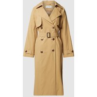 IQ Studio Trenchcoat mit Taillengürtel Modell 'DAVIDA' in Camel, Größe L von IQ Studio