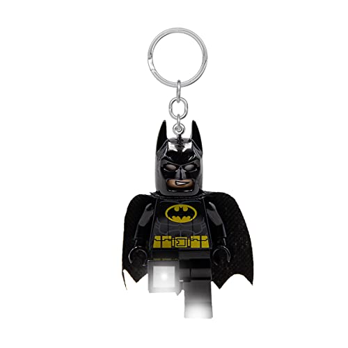 LEGO DC Super Heroes Schlüsselanhänger Licht – Batman – 7,6 cm große Figur (KE26H), schwarz, Small von IQ