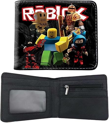 Roblox Brieftasche Jugend Anime Bifold Münzfach Karten Geldtasch Geldbeutel Geschenkidee Kinder Geldbörse Brieftasche Wallet Portemonnaie Karikatur für Jugend von IQEPXTGO