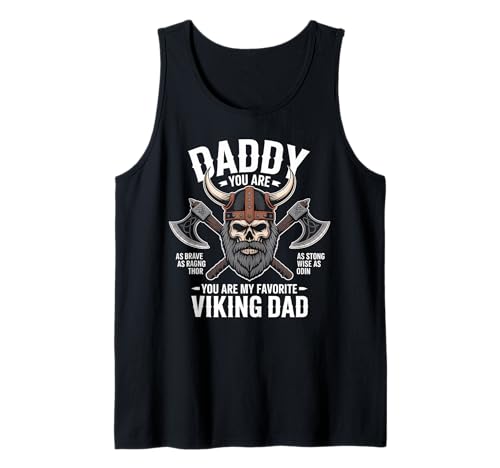Wikinger Vater Vatertagsgeschenk von Tochter Sohn Frau Kinder Tank Top von IQTEE
