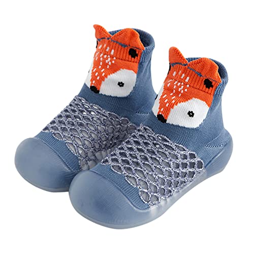 IQYU Baby Schuhe Lauflernschuhe Mädchen Junge Kleinkind Schuhe Junge Stricken kinderschuhe Rutschfeste Bodenschuhe Weicher Boden Bodensocken Stricken Lauflerner Baby Schuhe Kleinkind Schuhe von IQYU