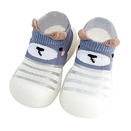 IQYU Baby Schuhe Lauflernschuhe Mädchen Junge Kleinkind Schuhe Junge Stricken kinderschuhe Rutschfeste Bodenschuhe Weicher Boden Bodensocken Stricken Lauflerner Baby Schuhe Kleinkind Schuhe von IQYU