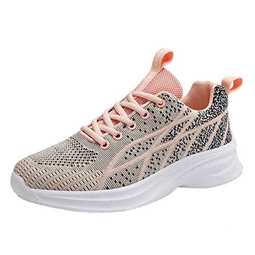IQYU Damen Sneaker Freizeitschuhe Lace Up Mesh Atmungsaktive Leichte DäMpfung Absorbierende Sportschuhe Mit Weicher Sohle SchnüRer Damenschuhe Leicht StraßEnlaufschuhe VerschleißFest Turnschuh IQYU Damen Sneaker Freizeitschuhe Lace Up Mesh Atmungsaktive Leichte DäMpfung Absorbierende Sportschuhe Mit Weicher Sohle SchnüRer Damenschuhe Leicht StraßEnlaufschuhe VerschleißFest Turnschuh von IQYU