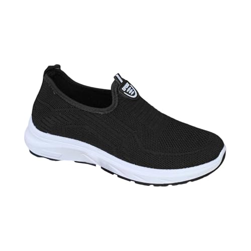 IQYU Freizeitschuhe Damen Sneaker Und Sportschuhe Für Damen Mesh Atmungsaktiv Orthopädische Slip On Walkingschuhe Leichtgewichts Joggingschuhe Bequeme Trekkingschuhe Schlupfschuhe Gesundheitsschuhe von IQYU