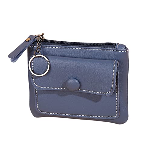 IQYU Geldbörsen Damen Groß Schwarz Lady Wallet Fashion Bag und sehr tragbare, leichte und große Brieftasche Kleine Geldbörsen (Blue, One Size) von IQYU