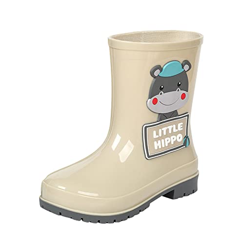 IQYU Gummistiefel Jungen Mädchen Wasserdicht Gummistiefel Kinder Weicher Ulterleicht Rutschfesten Regenstiefel Kinder Ultraleicht Rutschfeste Stiefel Jungen Leicht Regenstiefel Kinder Regenschuhe von IQYU