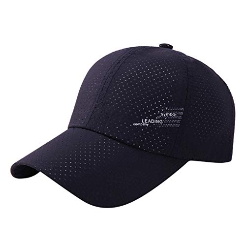 IQYU Kappe Herren Schwarz, Basecap Damen Verstellbar Cappy Waschbar Klassische Baseball Cap Unisex Sonnenschutz Baseballkappe Baumwolle Cap Atmungsaktiv FüR Sport Wandern Ausflug von IQYU