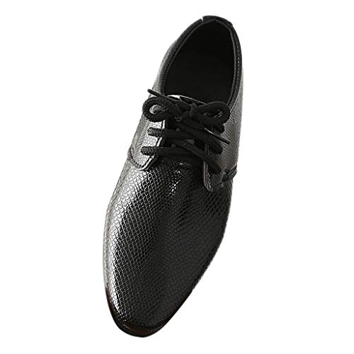 IQYU Kinderschuhe 30 Schnürsenkel - Schulschuhe 29 Leder-Kinderschuhe Junge Hochzeitsschuhe Performance Lederschuhe Kinder Freizeitschuhe Kinder Babyschuhe Uniformschuhe Kinder Halbschuh von IQYU