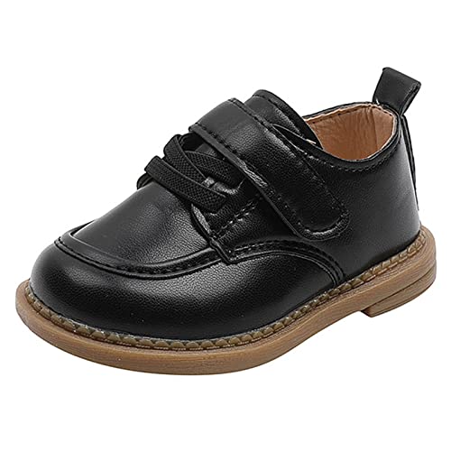 IQYU Kinderschuhe Jungen Mädchen Lederschuhe Slip-on Tanzschuhe Einzelne Schuhe Lederschuhe 26 Junge Hochzeitsschuhe Kleid Schuhe Uniformschuhe Hochzeit Festliche Kinderschuhe Halbschuhe von IQYU