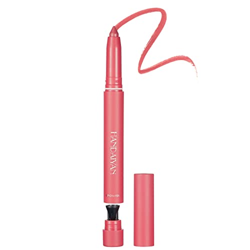 IQYU Lippenstift Glitzernd Matt samt Lippenstift Lips Liner Non Fading Non Stift Cup Lippenstift Lippenstift Lippenbalken passend für Frauen Lippenstift Lippenstift Glitzer Mädchen (D, One Size) von IQYU