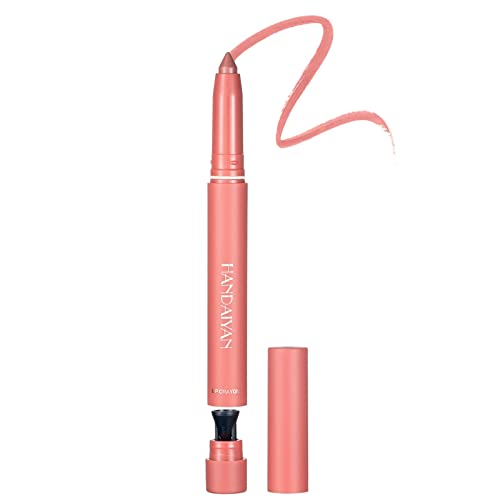 IQYU Lippenstift Glitzernd Matt samt Lippenstift Lips Liner Non Fading Non Stift Cup Lippenstift Lippenstift Lippenbalken passend für Frauen Lippenstift Lippenstift Glitzer Mädchen (E, One Size) von IQYU