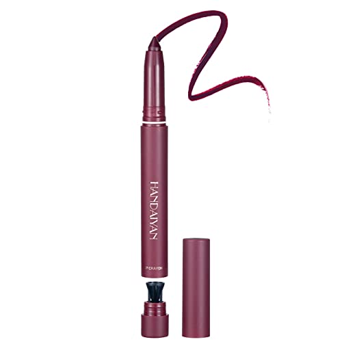 IQYU Lippenstift Glitzernd Matt samt Lippenstift Lips Liner Non Fading Non Stift Cup Lippenstift Lippenstift Lippenbalken passend für Frauen Lippenstift Lippenstift Glitzer Mädchen (L, One Size) von IQYU