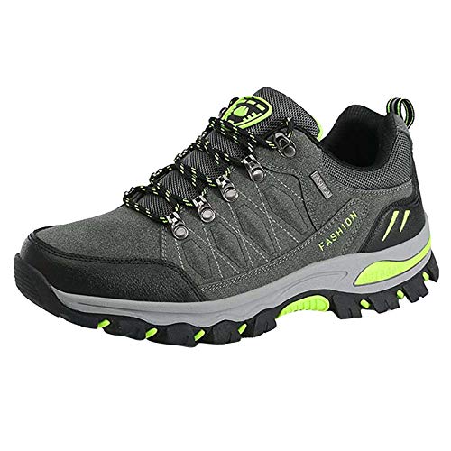 IQYU Orthopädische Schuhe Herren Outdoor: Treckingschuhe-Herren Leicht Wanderschuhe Atmungsaktiv Arbeitsschuhe rutschfeste Sportschuhe Wasserdicht Laufschuhe Trekkingschuhe/Turnschuhe/Tennisschuhe von IQYU