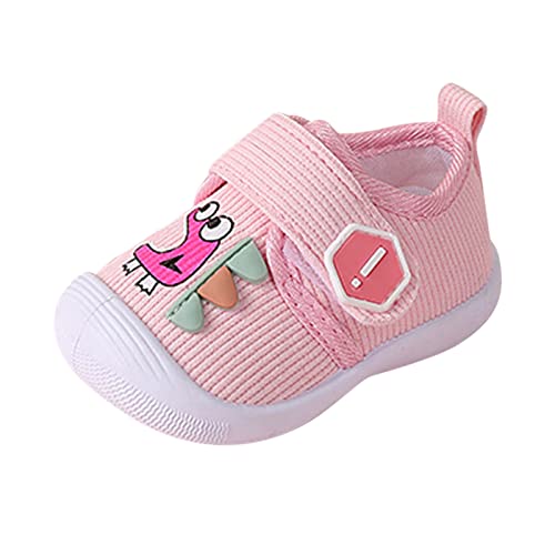 IQYU Quietschig Kinder Zeichentrickson Schuhe Baby Kinder weiche rutschfeste Mädchen Baby Schuhe Wildling Schuhe Baby (Zjsjm-A-Pink, 23 Toddler) von IQYU
